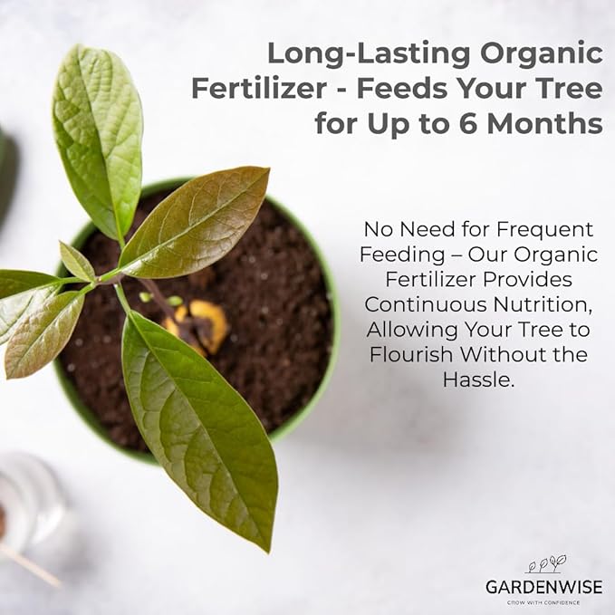 GARDENWISE Avocado Tree Soil – Premium Organic Potting Mix for Avocado Trees | Tailored pH & Organic Nutrients | Fast-Draining & Moisture-Retaining | Indoor & Outdoor Use (5 QUARTS)
