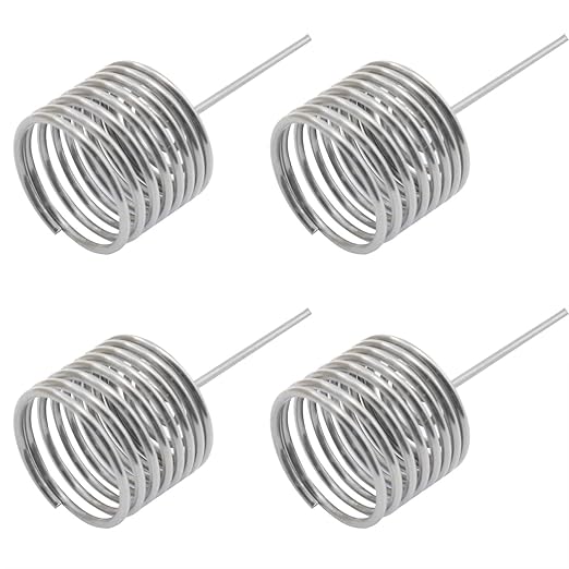 CHENJIN 10PCS Stainless Steel Cylindrical Automatic Fertilizer Baskets Specialized Bonsai Fertilizing Tools for Potted Plants Flowers Lawns and Gardens