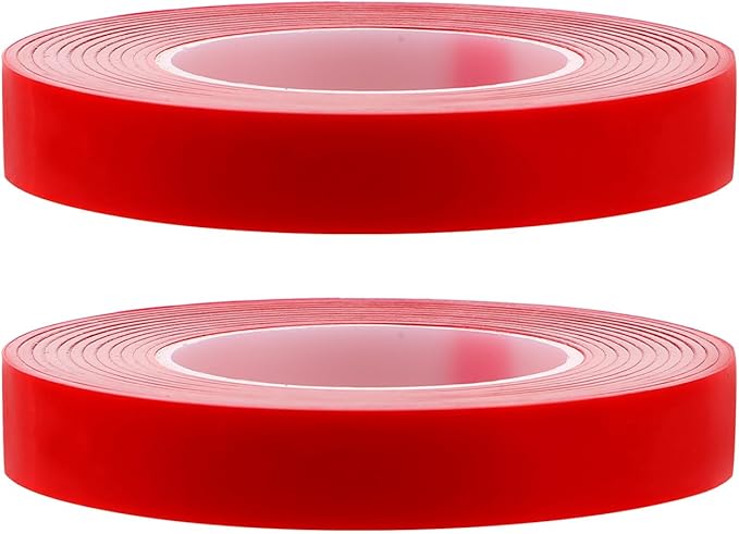 OUNONA Garden Tape for Plants Climbing and Branch Tying 2 Rolls of 150Ft X 0.5In Red Stretch Garden Tie Tape for Plant Support and Tree Marking