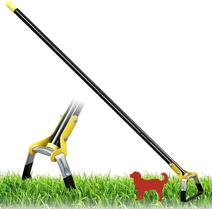 Ihomepark Adjustable Heavy-Duty Garden Hula Hoes, Long Handle Scuffle Hula Hoe for Efficient Weeding and Gardening, 30-54 Inch Loop Stirrup Design (4.5 FT)