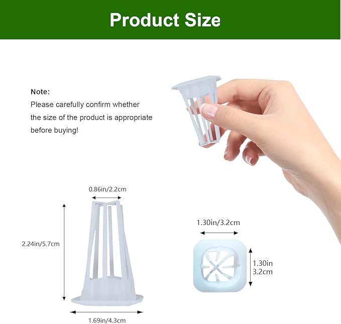 50pcs Square Grow Baskets for Indoor Hydroponics Supplies, Hydroponics Growing System Plant Seed Pods Compatible with Partly QYO, LYKO,Idoo Hydroponic Garden System(Square
