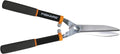 Fiskars Power Lever Hedge Shears, Precision-Ground Gator-Blade Serrated Steel Grips Branches, Multiplies Leverage for Easier Trimming & Shaping Shrubs, Shock-Absorbing Bumper & SoftGrip, 8" Blades