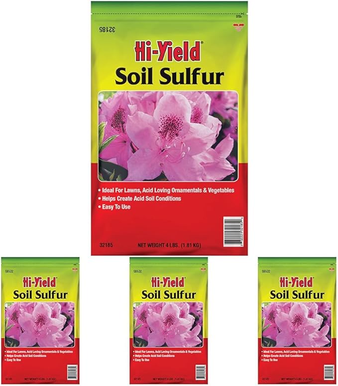 Hi-Yield (32185) Soil Sulfur (4 lbs.) (Pack of 4)