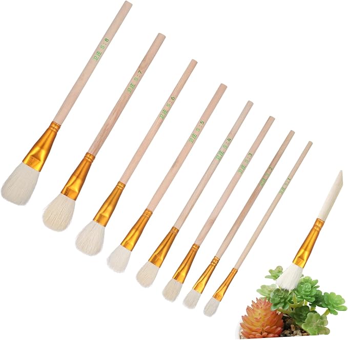 YARNOW Pollination Brush for Plants Hand Pollination Tool for Fruit Tree and Vegetable Garden Bee Pollinator Pen for Efficient Pollinating 7.87 Inch Length