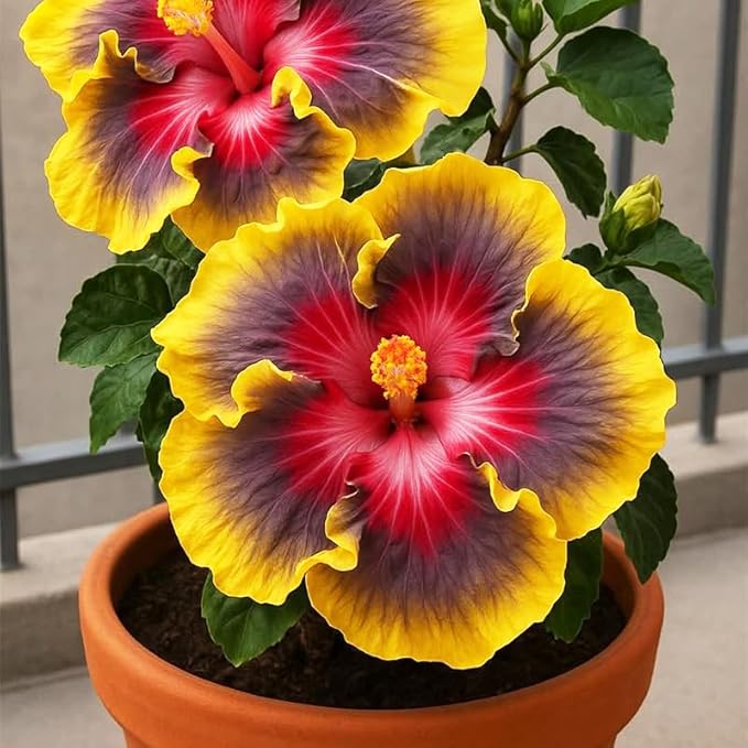 220+ Mixed Hibiscus Flower Seeds for Planting - Perennial Exotic Plant Bonsai Seeds for Home Garden-Attract Butterflies