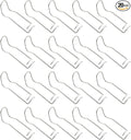 TAODAN 20PCS 11mm Climbing Pipe Support Fixing Tool Pipe Support Clamp Vegetable Trellis Wire Clip Plant Cages Steel Buckle Fixing Clamp Plant Cages Connector for Garden Greenhouse Plants