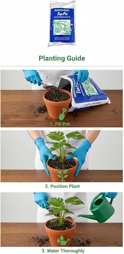 Gary's Best Top Pot Premium Potting Soil - 1 cu ft Bag - Long-Lasting, Nutrient-Rich Mix with Volcanic Pumice & Charcoal for Optimal Plant Growth & Health
