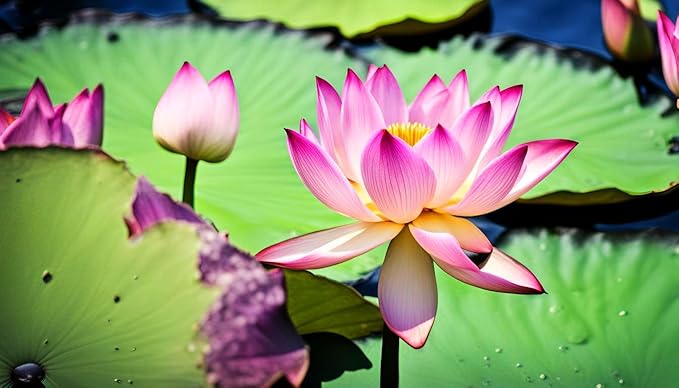 35 Pcs Lotus Seeds for Planting Bowl Lotus Seeds, Water Lily Flower Plant Seeds. Non-GMO Home Garden Plant Seeds, Flowering Aquatic Bonsai Plant