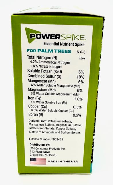 for Palm Trees, Palm Tree Fertilizer Spike. Essential Nutrient Spike specifically formulated to Effectively Feed and fertilize All Types of Palm Trees and Address Common Deficiencies. (10)