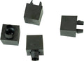 Ladbrooke Authentic Cubic Inserts, Set of 4. Snap in - for Use in The Mini 4, and Long-Handle Multi 6 and Multi 12 Soil Blockers, Made in England
