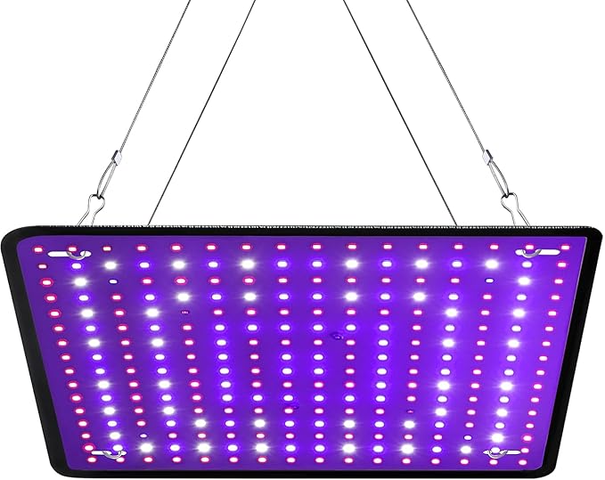 Upgraded LED Grow Light, High Efficiency & High Yield Full Spectrum Plant Light, Grow Lights for Indoor Plants Seedling Hydroponic Plants Veg Flower Growing Lamps