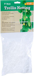 Hydrofarm HGN84 Flexible Polyethylene, 4 x 8', 6" Mesh Trellis Netting, 4x8 Feet