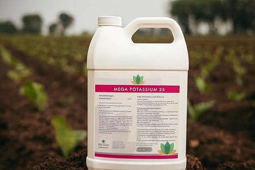 Acton MEGA Potassium 25, Professional Liquid Fertilizer, 1 Gallon, High-Potassium Formula for Commercial Crops, Fruits and Vegetables, 25% Soluble Potash