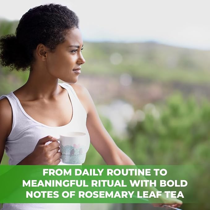 100 Bags Rosemary Tea Herbal Tea (Salvia Rosmarinus) - 100 Count 1.5g Bags Rosemary Herb Te De Romero