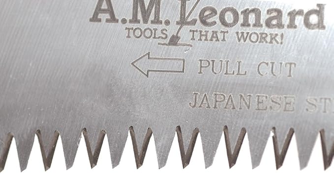 A.M. Leonard Tri-Edge Folding Pruning Saw, 7-inch Curved Blade