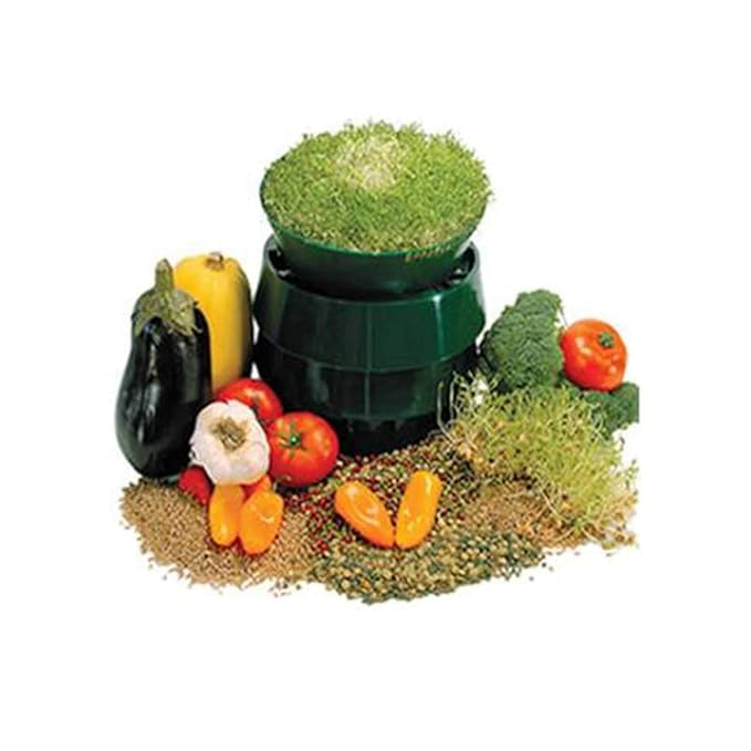 Deluxe Sprouting Starter Kit w/ 12 Lbs Organic Seed - Grow Sprouts: 3 Tray Sprout Garden, Seeds: Alfalfa, Radish, Clover, Mung Bean, Garbanzo Bean, Green Pea, Crunchy Lentil Fest & More Product Name