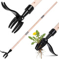 Weed Puller Tool，Garden Hand Weeding Tool，Stand Up Heavy Duty Root Removal Tool，Weed Puller Tool with Long Handle，Easily Remove Weeds Without Bending, Pulling,or Kneeling
