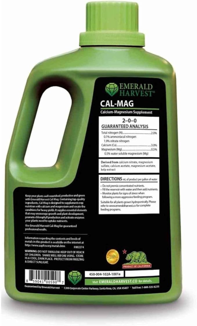 Emerald Harvest 723950 Cal-Mag Calcium-Magnesium Supplement, 0.95 L