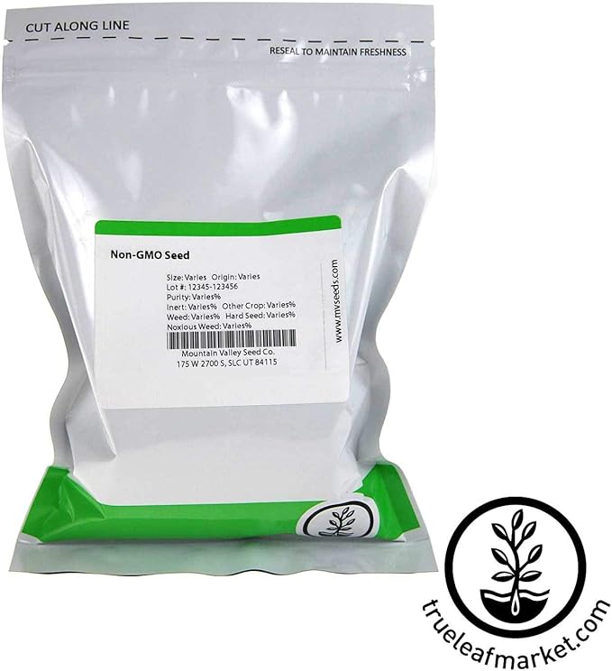 Okra Garden Seeds - Emerald - 1 Lb - Heirloom, Non-GMO Vegetable Gardening Seeds - Open Pollinated - Abelmoschus esculentus