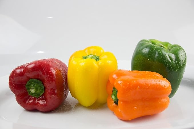 NIKA SEEDS - Seeds Vegetable Sweet Bell Pepper Rainbow White-Red - 30 Seeds