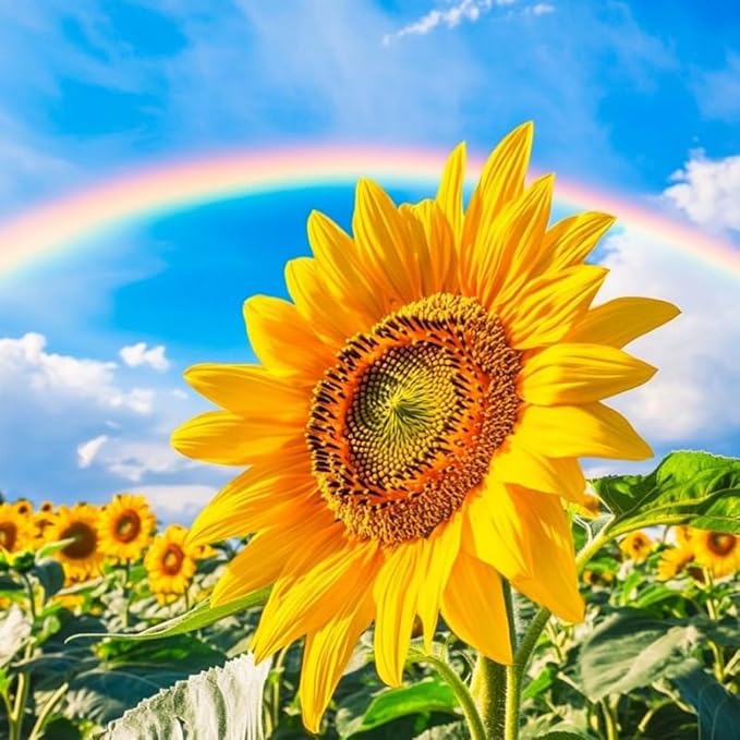 75+ Teddy Bear Sunflower Seeds for Planting Outdoor-Sunflower Seeds-Giant Exotic Helianthus Annuus Flower Seed Non-GMO Heirloom Drought Tolerant Blooms in Home Garden