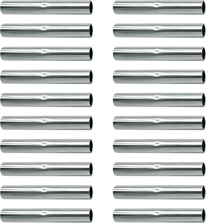 Metal Connectors for 7mm Diameter Glassfiber Garden Stakes Connecting, Joint Accessories for Plant Raising Greenhouse Garden Hoops or Tent Support Rod (Inner Dia 7mm)