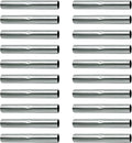 Metal Connectors for 7mm Diameter Glassfiber Garden Stakes Connecting, Joint Accessories for Plant Raising Greenhouse Garden Hoops or Tent Support Rod (Inner Dia 7mm)