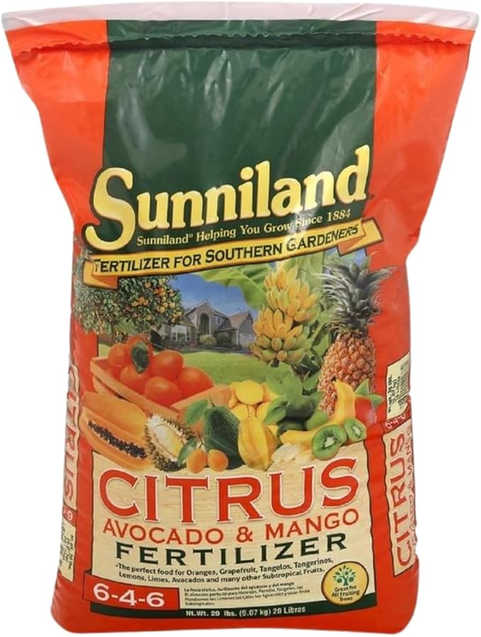 Avocado and Mango 6-4-6 Plant Fertilizer – 20 lb Bag – Granular Plant Food for Avocado, Mango & Citrus Trees – Supports Steady Growth & Seasonal Feeding – Balanced 6-4-6 Garden Formula