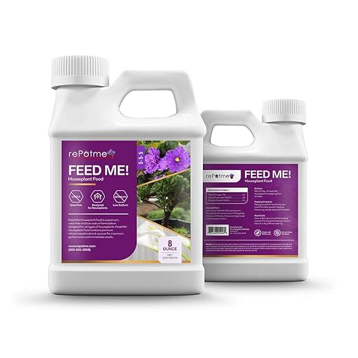 rePotme Houseplant Food - All Purpose Indoor Plant Fertilizer - Feed ME! Houseplant Liquid Fertilizer (8 oz)