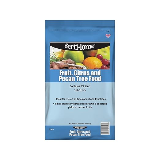 Fertilome (13820) Fruit, Citrus and Pecan Tree Food 19-10-5 (3.25 lbs.)