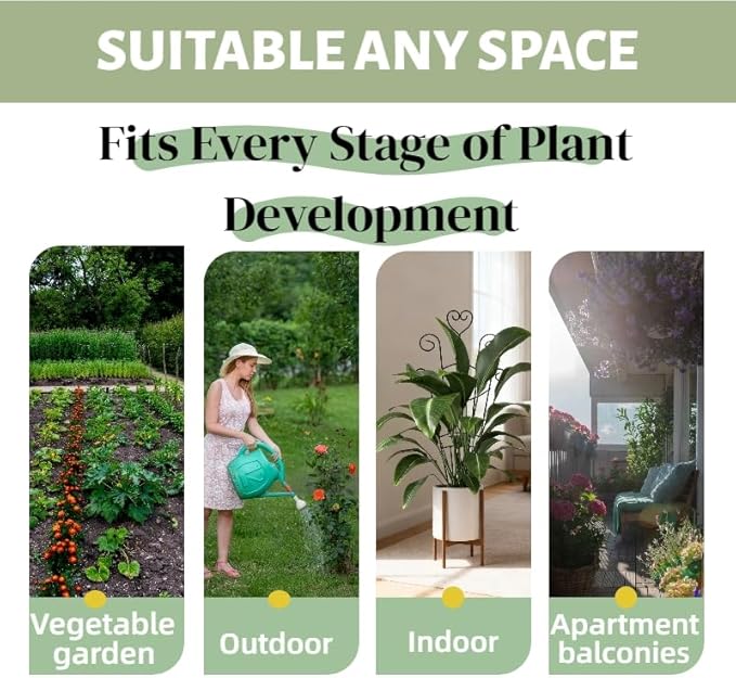 Plant Trellis for Climbing Plants Indoor 2Pcs Small Garden Trellis for Potted Plants Sturdy Metal Houseplant Support 33in Taller Plant Trellis for Monstera pothos lvy Vine
