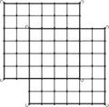 iPower Elastic Trellis Netting for 4x4FT, Heavy-Duty Plant Net with Hooks, Flexible Hydroponics Support for Indoor Plants, Gardening, and Horticulture, 2Pack