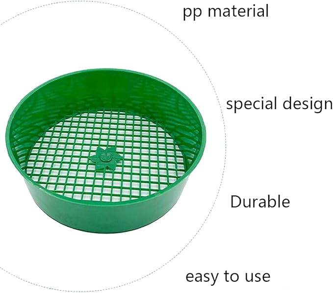 Sieve Earth Stone Fine Gardening Tool Home Planting Sieve Screen Garden Soil Filter Net Sifter