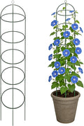 Garden Obelisk Trellis for Climbing Plants 69inch/5.7FT Heavy Duty Metal & Rustproof Plant Climbing Support for Garden Indoor Outdoor Potted Plant Flowers Fruits Vegetable Vines 1pack