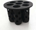Green Onion Grow for Mason Jar Lid of 6cm,Minimal Kitchen Garden Propagation Station,3D Printed Easy Hydroponic Insert Black
