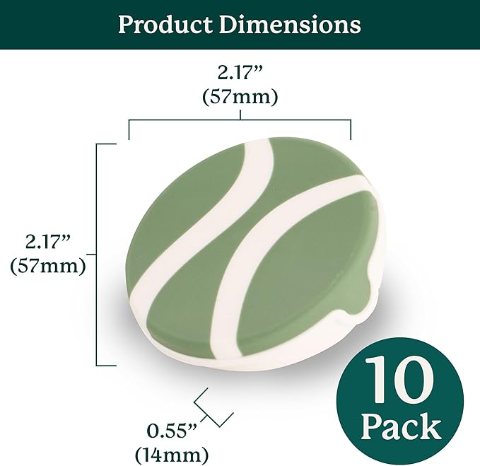 Gardyn Caps for Your Gardyn Hydroponics Growing System & Indoor Garden - Perfect Solution for a Cleaner & More Beautiful Garden - Must-Have for Growing Fewer Than 30 Plants - 10 Pack, Sage Green