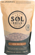 Sol Soils LECA Balls - Lightweight & 100% Natural Hydroponic Clay Pebbles for Plants - Soil Amendments to Improve Drainage, Aeration, and Support Healthy Root Growth - 2 Quarts