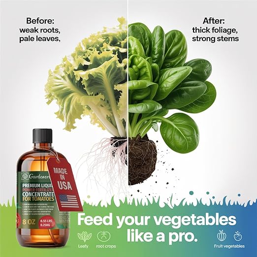 𝐁𝐄𝐒𝐓𝐒𝐄𝐋𝐋𝐄𝐑 Liquid Power Melon Fertilizer Spray - Ready-to-Use Liquid Plant Food Mist for Melon - Fast-Acting Formula for Growth, Roots & Yield - Indoor & Outdoor Use - 8 oz