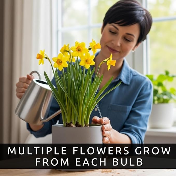 Yellow Dutch Master Daffodil Bulbs for Planting - Fresh Blooming Flowers, Easy to Grow Perennials - Sunshine Flowers - Early Spring Blooms - Indoor or Outdoor Growing (20 Bulbs)