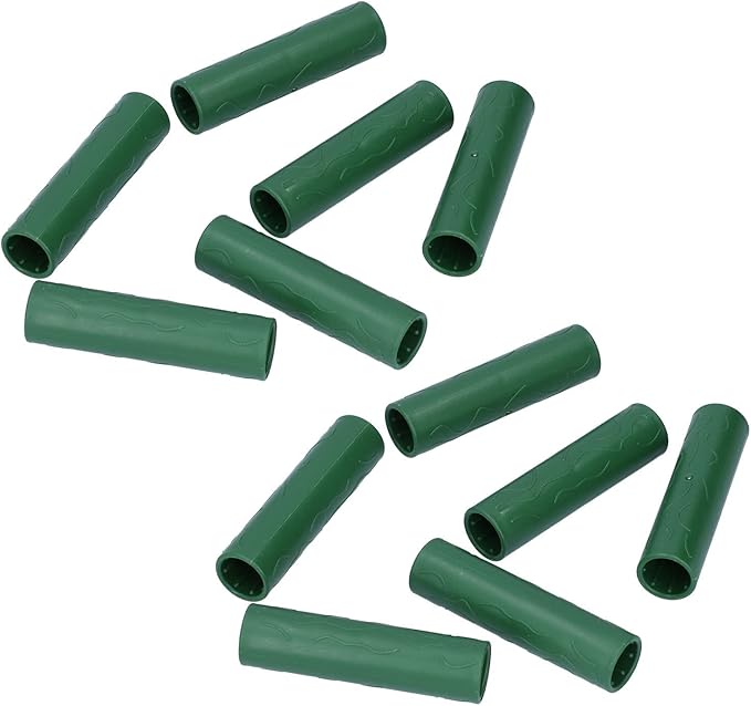 Plant Stake Connector, Garden Support Stakes Connectors Kit for Climbing Plants Greenhouse Frame Rod Joint Adjustable Pipe Connection Durable PP Material Weather Resistant Reusable Garden Accessories