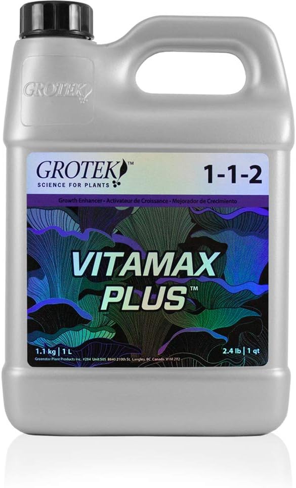 GROTEK GTVMP6010 1 Liter Vitamax Plus Hydroponic Nutrient 1L, Concentrate