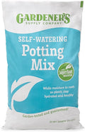 Gardener's Supply Company Self-Watering Potting Mix | High-Nutrient Compost-Based Plant Soil for Indoor Outdoor Planter Boxes, Containers & Garden Beds - 20 Quarts