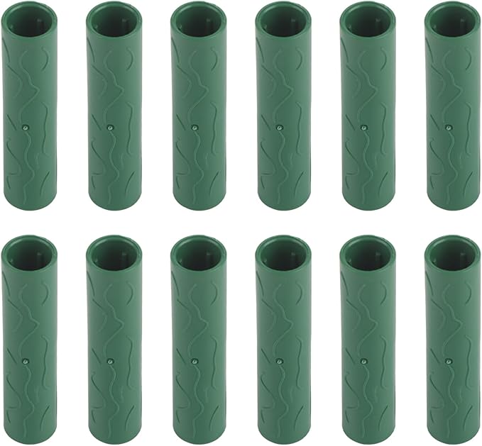 Plant Stake Connector, Garden Support Stakes Connectors Kit for Climbing Plants Greenhouse Frame Rod Joint Adjustable Pipe Connection Durable PP Material Weather Resistant Reusable Garden Accessories
