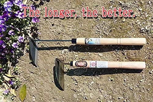 Japanese Weeding Sickle Sharp Edge Nejiri Kama Hoe Made in Japan - Traditional Craftsmanship (Long Handle)