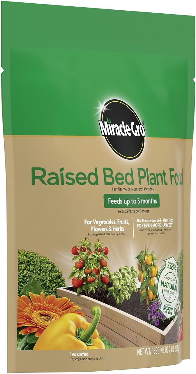Miracle-Gro Raised Bed Plant Food, 2-Pound