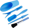 5 Pcs Mini Garden Tool Set Hand Tools Succulent Tools Transplanting Tools Set Succulent Care Plastic Kit Bonsai Potting Soil Indoor for Succulent Miniature Plant Gardening for Flower Planting