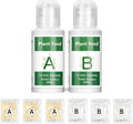 Hydroponic Nutrients, 800ML Hydroponic Plant Nutrients A and B, Universal A&B Indoor Plant Nutrients for Lush Growth of Indoor Plants, Vegetables, Fruits and Flowers