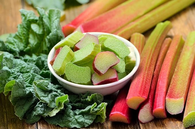 Rhubarb 'Victoria' Seeds – Perennial Vegetable (Rheum × hybridum) | Heirloom Variety, Tart Flavor, Cold-Hardy & Heavy-Yielding