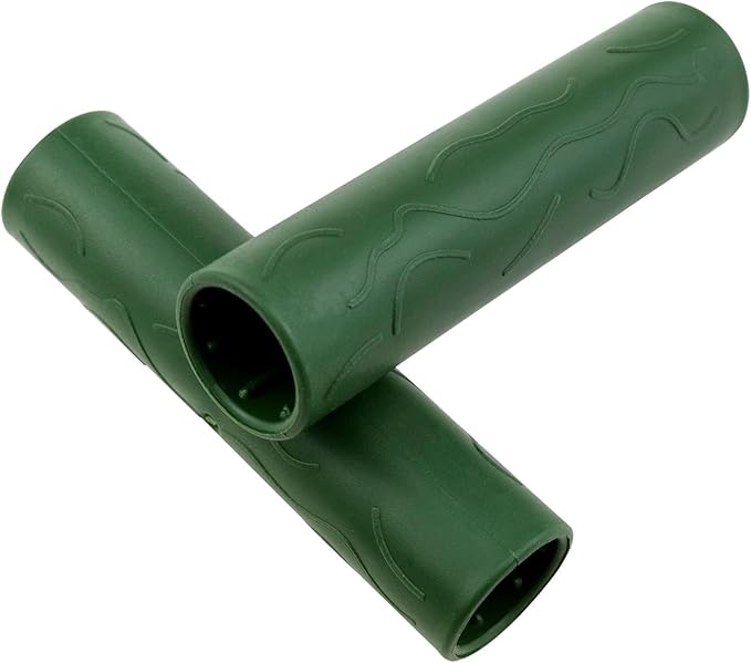 12pcs Garden post connector 16mm/0.63inch green garden post tube connector garden post connector suitable for garden wooden post plant support, etc