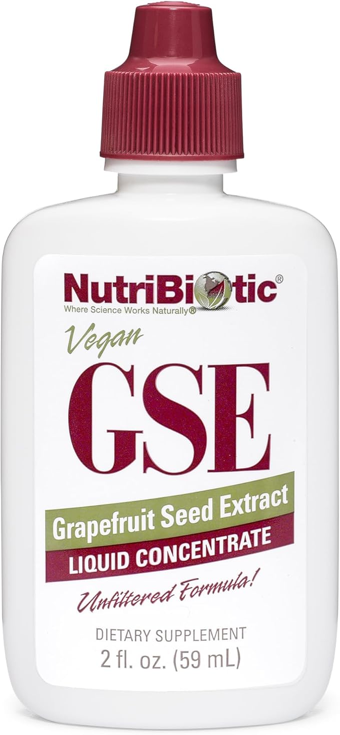 NutriBiotic – GSE, 2 Oz Liquid | The Original Grapefruit Seed Extract Premium Concentrate with Bioflavonoids | Potent Immune & Overall Health Support | Vegan, Gluten Free, Non-GMO